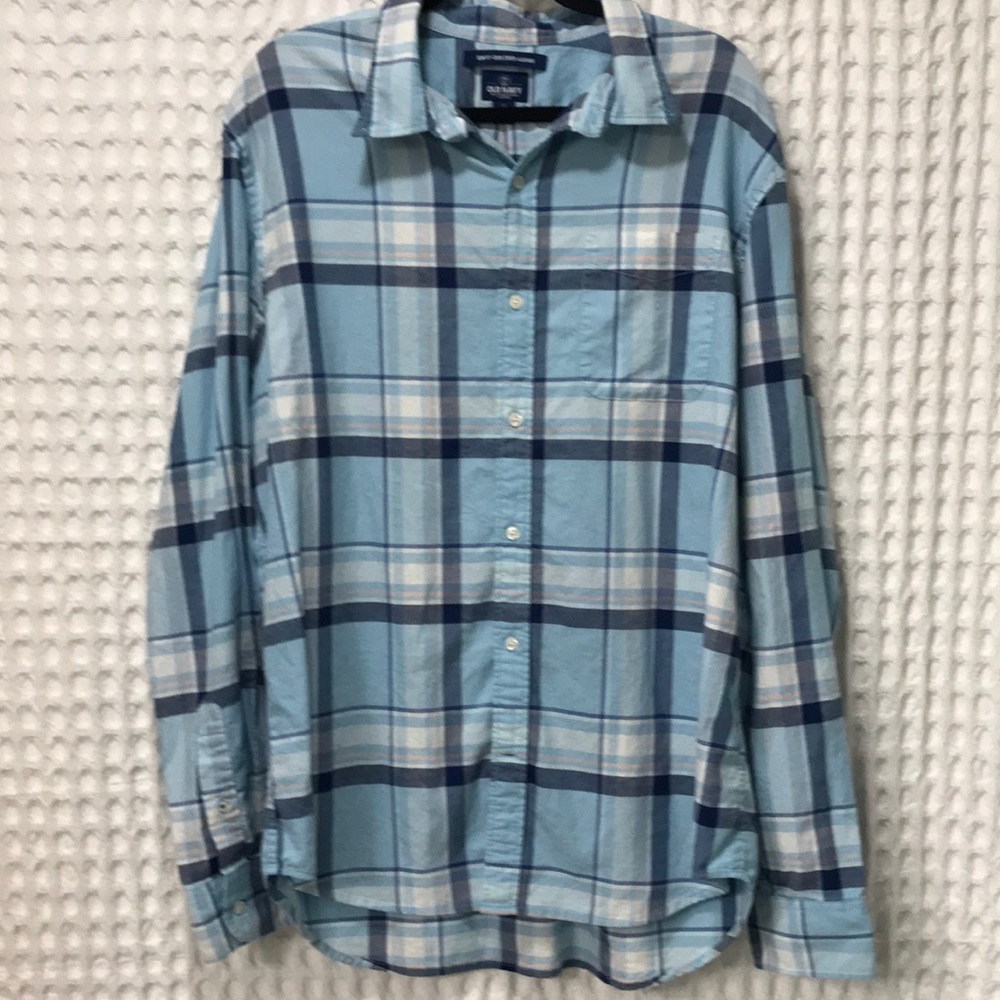 Mens Old Navy XL Long Sleeve Flannel Button Down